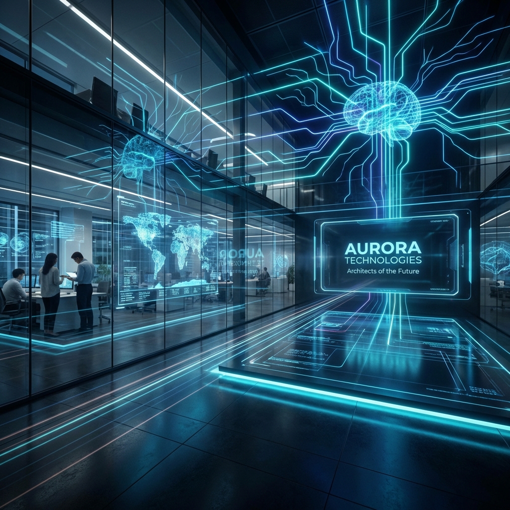 Futuristic Office Background